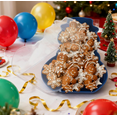 thumbnail image 4 of Christmas Snack Serving Tray, Tree Shaped Plastic Divided Appetizer Tray Compartments Food Tray for Dried Fruits Candy Nuts Treats Snack Organizer Xmas Party Blue, 4 of 4
