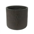 thumbnail image 2 of LuxenHome Brown MgO 13in. H Round Planter, 2 of 5