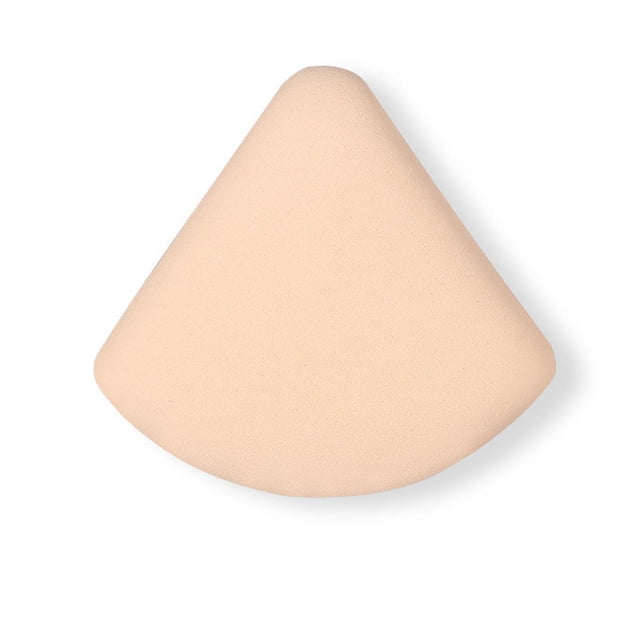 High-Elastic Density Sponge Foundation Powder Puff, Makeup Air Cushion Blender, Flawless Liquid Base Applicator, Set of 3 Shapes: Triangle, Circle, Square (Skin Color), 2.1-2.6 Inch