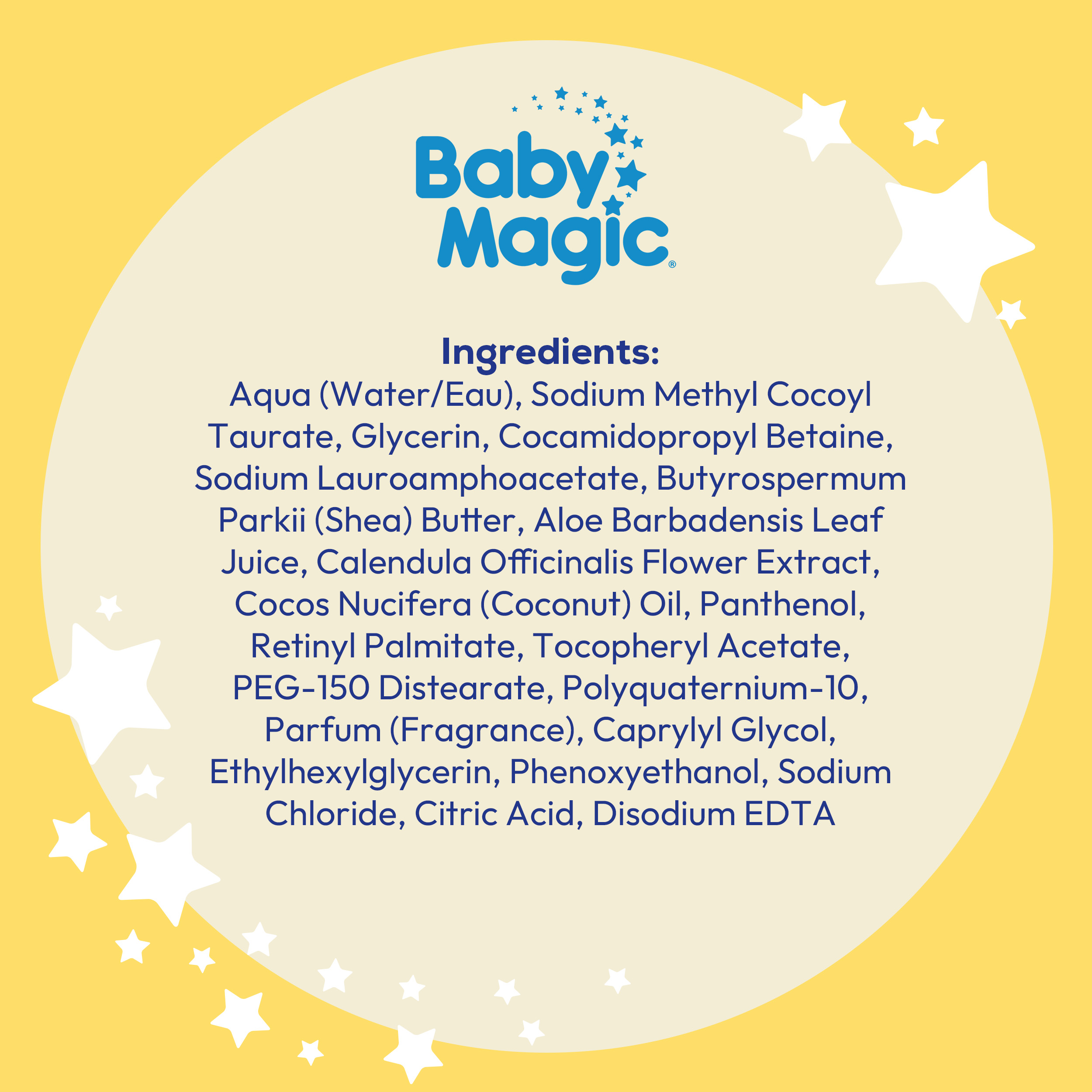 Baby Magic Tear-Free Gentle Hair and Body Wash, Soft Powder Scent, Hypoallergenic, 30 oz - image 3 of 7