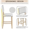 thumbnail image 4 of Euroco 5 Piece Dining Table Set  for 4, 52" Counter Height Table Set with 4 Chairs  for Small Space, 4 of 7