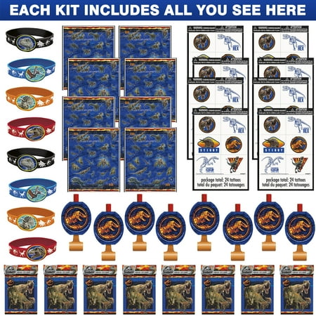- Jurassic World: Fallen Kingdom Deluxe Favor Kit (For 8 Guests)