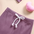 thumbnail image 7 of CAICJ98 Baby Girl Clothes 3Pcs Newborn Fall Winter Knit Ribbed Outfit Long Sleeve Romper Pants Headband Set, Size 12-18 Months, 7 of 7