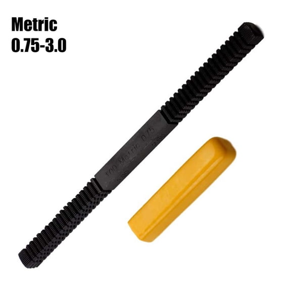 8-in-1 Thread Restorer File Set Metric Thread Repair File Cleans Damaged Threads 0.75-3 Mm DIY Hand Tools High Hardness Tools