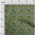 thumbnail image 1 of oneOone Polyester Lycra Forest Green Fabric Mandala & Peacock Block Sewing Craft Projects Fabric Prints By Yard 56 Inch Wide, 1 of 4