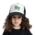 thumbnail image 2 of PAYOHTO Kids Cool Slogan Hawaii Baseball Hat Back Adjustable Mesh Breathable Hats Black Trucker Cap Outdoor Fishing Sun Caps for Boys or Girls ages 4-10, 2 of 9