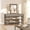 Gray, variant on PYY 52" Narrow Console Table with 3 Drawers - Industrial Farmhouse Sofa Table Behind Couch - 2 Storage Shelves, Roman Column Legs, Metal/Wood, Anti-Tip, Adjustable Feet - Black New