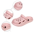 thumbnail image 4 of GPOECD Kids Clogs Boys Sandals Lightweight Breathable Comfortable Outdoor Summer Beach Play Shoes Casual Footwear Girls Slippers 2-12Y 02_Pink,8-9 Years, 4 of 9