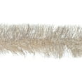 thumbnail image 5 of Northlight Shiny Tinsel Two-Tone Christmas Garland - 18' x 3" - Champagne Silver, 5 of 7