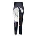 thumbnail image 5 of VEKDONE 2025 Clearance Women's High-Waisted Leggings with Halloween Trendy Print Soft Ugly Athletic Pants Fall Slimming Stretchy Yoga Tights Casual Lightweight Comfy Trousers, 5 of 5