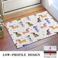 thumbnail image 3 of Dachshund Sport Door Rugs,Washable Non Slip Door Mats Indoor,Decorative Door Mats,Entry Mat Indoor for Entrance,Bedroom,Kitchen,Bathroom,16"x24", 3 of 6