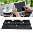 thumbnail image 4 of Compact Folding Keyboard, Portable BT Keyboard, Rechargeable Folding Keyboard for  Tablet Phone Laptop, 4 of 7