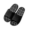 thumbnail image 4 of 2024 New Gentlemen Couple Slippers Bathroom Mens Slide Slippers Flat Hollow Out Shower Slippers for Men Home Slippers Animal Slippers for Men Mens House Slippers Size 9 Extra Wide Mens Slippers, 4 of 5