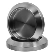 Raindrops 2Pcs Sliding Closet Door Handles Stainless Steel Silver Flush Finger Pulls for Barn Door Cabinets