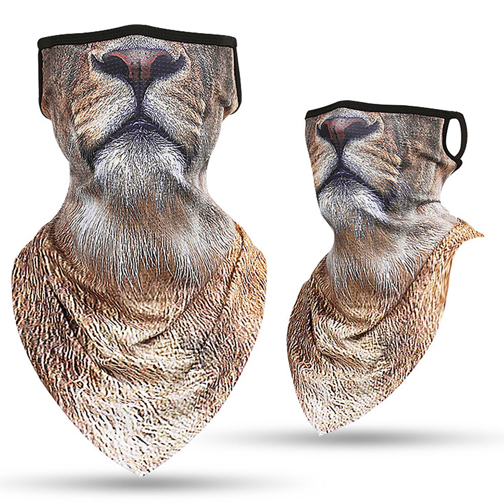animal face neck gaiter