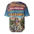 thumbnail image 2 of I Like Fishing, and My English Springer Spaniel, and Maybe 3 People. Happy Father's Day All Over Print 3D Baseball Shirt Springers Dog Lover Gifts Softball Sport - 00004, 2 of 6