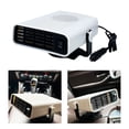 thumbnail image 3 of Car Heater Defroster Defogger 360 Degree Rotated Car Defogger for Vehucle Winter 24V White, 3 of 8
