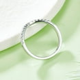 thumbnail image 3 of V-shaped Wedding Band Row of Ring In 925 Sterling Silver, 3 of 6