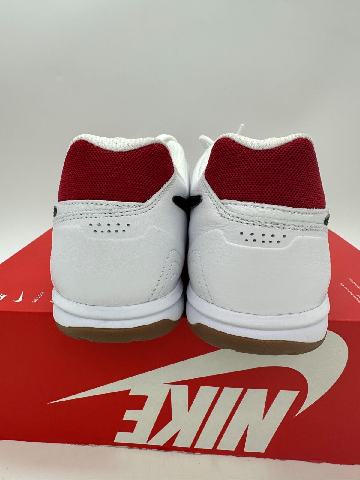 Nike Gato White Black Gym Red (IB8509 100) Men's Size 10.5