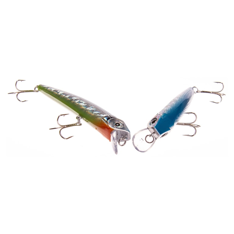 Ozark Trail Saltwater Inshore Minnow Fishing Lures, 2-Pack Ozark Trail Saltwater Inshore Minnow Fishing Lures, 2-Pack