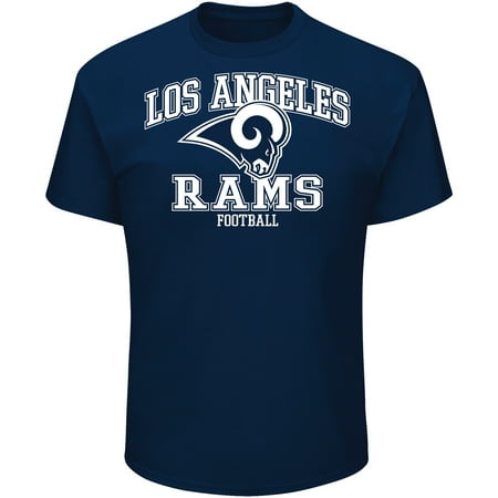 Men's Majestic Navy Los Angeles Rams Greatness (Best Places To Hike Near Los Angeles)