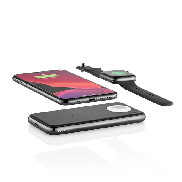 Ubiolabs Wireless Universal Fast Charging Pad iPhone Apple Watch Combo Black Refurbished