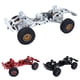 thumbnail image 5 of Vogacara Marco de coche de precisión de aleación de aluminio para 1/18 Trx4m RC pieza de coche RC accesorios de coche piezas de repuesto RC Kits de construcción modelo Plata, 5 of 6