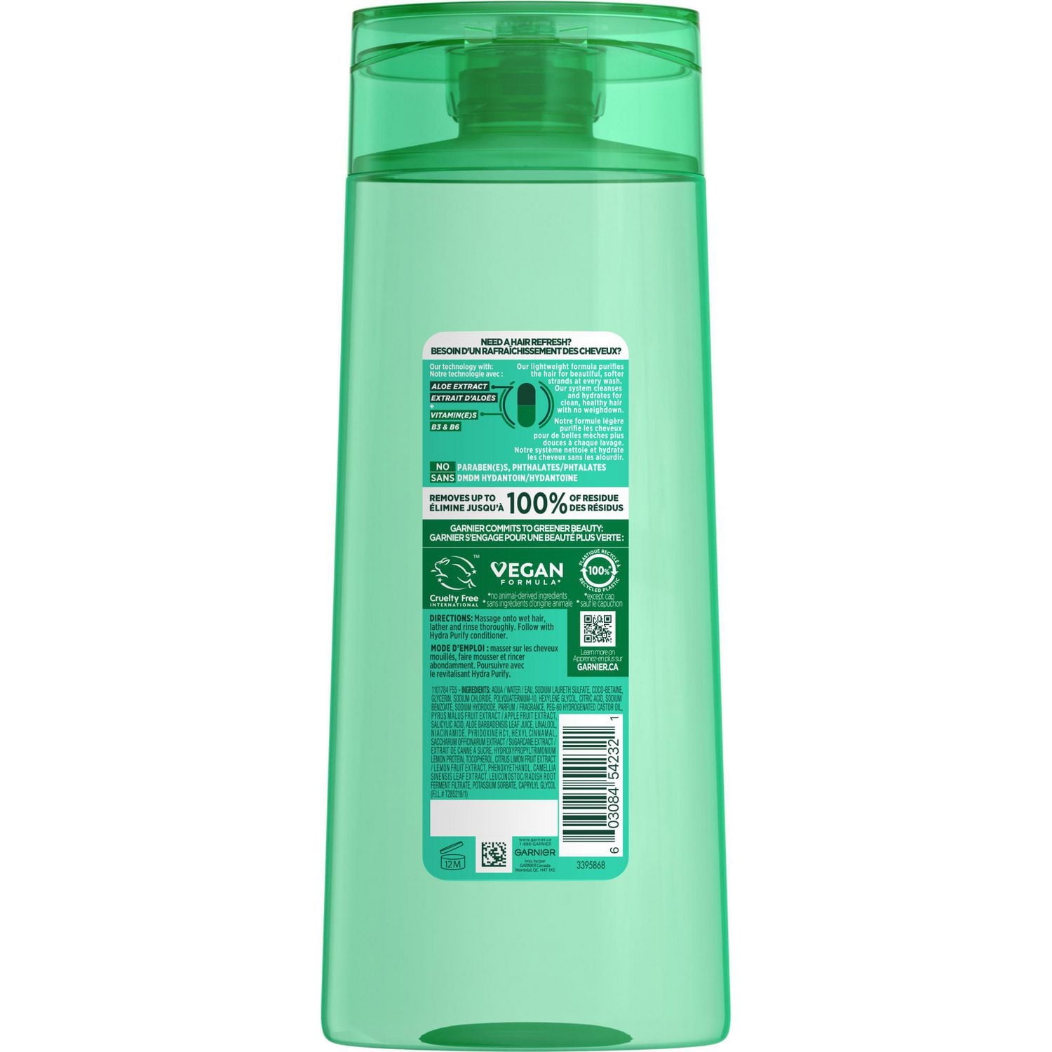 Garnier Fructis, Hydra Purify Shampoo - Walmart.ca