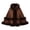 Khaki, variant on Fewfanhot Hooded Faux Fur Trim Cardigan Wool Blend Poncho Cape, Open Front Layered Warm Wrap Coat for Women Winter