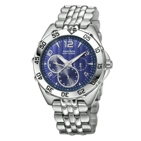Armitron Men's Stainless Steel Sport Watch, Stainless Steel Bracelet