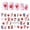 C, variant on 2 Pieces Romantic Red Heart Circle Nail Art Stickers for Valentine's Day and Special Occasions