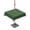 Blackish Green, variant on Outdoor Tablecloth with Umbrella Hole and Zipper, Vintage Fruit Green Waterproof Patio Tablecloth for Dining Round 54'', Farmhouse Retro Solid Color Linen Texture Table Cover for Picnic BBQ Party