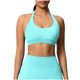 thumbnail image 1 of Sujetadores Deportivos para Mujeres Soporte Alto Busto Grande de Color Sólido Sujetador de Punto sin Costuras de Yoga, Cuello Colgante Diseño de Espalda para el Gimnasio, 1 of 9