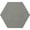 Gray, variant on Ghent Hex LINK Steel Whiteboard - Magnetic - Soft Blue - 18x21in
