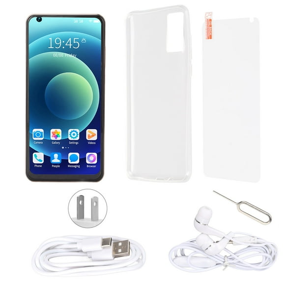 Unlocked Cell Phone for Android 10 HD 6.7in Smartphone 4GB 64GB 3G Net Phone 100?240V Support Maximum 128G Micro Memory Card