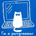 thumbnail image 3 of CafePress - I'm A Purrgrammer T Shirt - Dark T-Shirt Kids XS-XL, 3 of 4