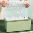 thumbnail image 1 of Pull Out Ice  Bin, Dustproof Food Grade Large Capacity Plastic Ice  Tray Easy Demoulding 3 Layer Flexible With Ice Shovel For Baby Food For Yogurt 3 Layer Pull Out Ice Box Ice, 1 of 8