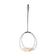 thumbnail image 2 of Macetero colgante de macramé de 30 cm con base de madera, estilo bohemio, para plantas de interior, estructura de acero de titanio, cuerda de 80 cm, ideal para decorar el techo o la ventana., 2 of 7