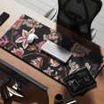 thumbnail image 2 of Long Mouse Pads for Desk,Pioneer Flower Floral Print Pattern Desk Mats on Top Of Desks, Desk Mouse Pad Extra Large with 3mm Non-Slip Base and Stitched Edge for Gaming,Office,Work,Home 35.4"x15.7", 2 of 6