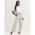 thumbnail image 3 of Joyspun Women’s Sleepwear Long Knit Pajama Pants, 29'' Inseam, Sizes S-3X, 3 of 6