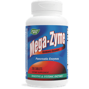Nature's Way Mega-Zyme, Pancreatic Enzymes, 200 Tablets