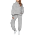 thumbnail image 2 of Cowsor Little Girls Outfits 2 Piece Toddler Long Sleeve Sweatshirt Leggings Pants Clothing Set, 2 of 6