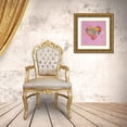 thumbnail image 3 of Vertentes, Jeanette 15x15 Gold Ornate Wood Framed with Double Matting Museum Art Print Titled - First Love on Pink, 3 of 4
