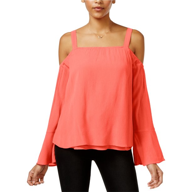 Sanctuary Clothing - Blusa con hombros descubiertos para mujer, color rojo, pequeña Sanctuary Clothing Hombro frío