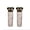 PINK GOLD, variant on Aria Home Candlesticks Set of 2 Splatter Cement Pink with Gold Top Modern Accent Decor