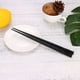 thumbnail image 3 of Fiudx Juego de Palillos Japoneses, de Aleación Antideslizante, Diseño Ligero de Fibra de Vidrio, Elegante Experiencia de Sushi, Ideal para Regalo Chino, Tamaños de 22-25 Cm, Incluye 1 Par., 3 of 3