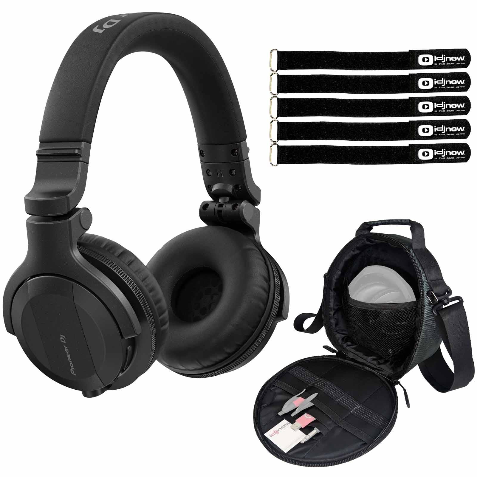 Pioneer DJ HDJ-CUE1BT Matte Black Wireless Bluetooth Headphones 