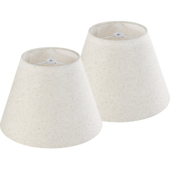 GO&SO Cone Lamp Shades, Beige (2 Pack)
