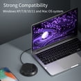thumbnail image 4 of Yeacher Desktop Conference Microphone 360° Omnidirectional Condenser 3.5mm Plug & Play PC Computer Mic Compatible, 4 of 8