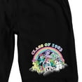 thumbnail image 2 of My Little Pony Retro Class Of 1983 Adult Black Sleep Pajama Shorts
-Small, 2 of 5